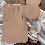 Baza kubek XXL z uchwytem – kraft handmade – pudełko na prezent DIY