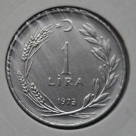 *TURCJA [0364]*1 Lira 1973 Lira turecka Mustafa Kemal Ataturk I Prezydent