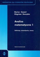 Analiza matematyczna 1 definicje, twierdzenia, wzory Gewert, Skoczylas.