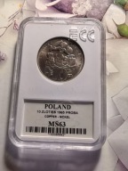 10zł - 1965 - 700-lecie Warszawy, Syrenka /próba/, miedzionikiel