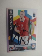 Karta topps match attax autograf Czechy Tomas Soucek Euro 2024 Captain