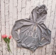 Bluza damska S szara z kapturem