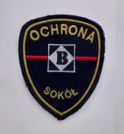 emblemat - naszywka ochrona - SOKÓŁ