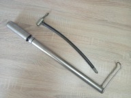 STARA POMPKA RĘCZNA 40 cm MOTOCYKLOWA Z WĘŻYKIEM I STOPKĄ_WSK WFM OSA JUNAK