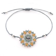 Bransoletka szczęścia Mandala boho chic celebrytka