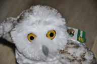 nowy pluszak maskotka sowa biała Wild Republic 21 cm