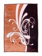 Koc Elway akryl 160 cm x 210 nutki brąz