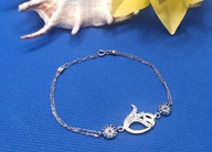 ŚLICZNA DAMSKA BRANSOLETKA OKO PROROKA + OZDOBA PRÓBA 925