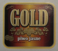 ETYKIETA PIWO JASNE GOLD BROWAR KORMORAN OLSZTYN