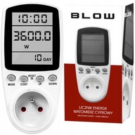 PRECYZYJNY LICZNIK WATOMIERZ POBORU PRĄDU ENERGII MIERNIK ELEKTRONICZNY