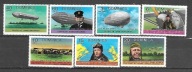 DOMINIKA - Zeppeliny -rocznica lotu nad Atlantykiem 1978 ** Mi 568-74 (165)