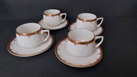 Porcelana 4 x Filiżanka spodek Rorstrand Szwecja lata 50 te