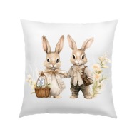 POSZEWKA NA PODUSZKĘ WIELKANOC 40X40cm KOLOROWE WIOSENNE