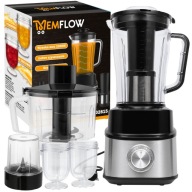 Blender kielichowy 1000W szklany 2,5L kruszenie lodu