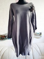 SUKIENKA TUNIKA PASKI NASZYWKA BOMBKA KWIAT KWIATEM APLIKACJA 3D BŁYSZCZĄCA