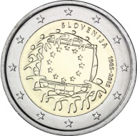 Słowenia 2015 - 2 euro okolicznościowe - Flaga Europy - mennicza