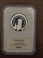 Srebrna Moneta 10 zł – 500-lecie wydania Statutu Łaskiego (2006) | ECC PR69
