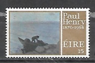 IRLANDIA- sztuka współczesna - obraz P. Henry 1976 ** Mi 350 (1778)
