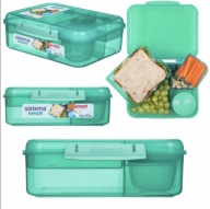 ŚNIADANIÓWKA LUNCH BOX DO SZKOŁY PRACY SISTEMA POJEMNIK BOX BENTO 1650ML