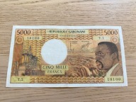 Gabon - 5000 franków
