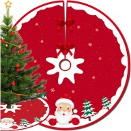 ŚWIĄTECZNA MATA DYWANIK BOŻONARODZENIOWY POD CHOINKĘ DYWAN NA PIEŃ 90 CM