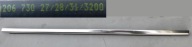LISTWA ZGARNIAJĄCA SZYBY MERCEDES C 206 W206 2067302700
