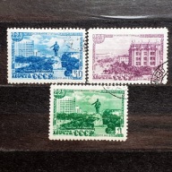 ZSRR Mi. Nr. 1298-1300 1948r. 225 lat Swierdłowska