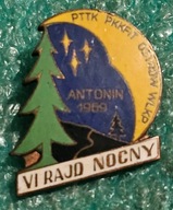 ODZNAKA VI RAJD NOCNY PTTK OSTRÓW WLKP. - ANTONIN 1969
