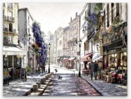 Obraz na płótnie 60x80cm Styler Canvas Watercolor ST243 Paris 2