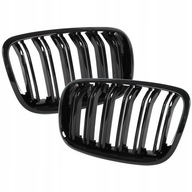 Atrapa Nerki Grill Kratka Czarny Połysk 2 szt do BMW X5 E70 X6 E71