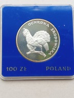 Stara moneta kolekcjonerska 100 zł Głuszec - 1980 r