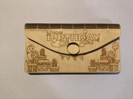 Elegancka koperta urodzinowa na pieniądze / voucher Naturalna