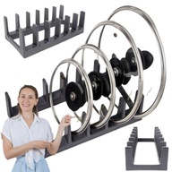 STOJAK NA POKRYWKI TALERZE ORGANIZER KUCHENNY DO SZAFKI SZUFLADY DO KUCHNI