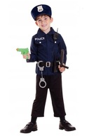 Kostium Strój dziecięcy Policjant z dodatkami 3-6 lat 98-116 cm