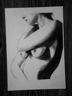 Akt Artystyczny – Praca Ręcznie Tworzona (176) – dla 884 Skubalskich