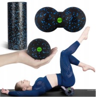 ZESTAW EPP ROLLER WAŁEK PIŁKA DUOBALL DO ĆWICZEŃ MASAŻU ROLOWANIA
