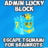 Admin Lucky Block | Escape Tsunami For Brainrots |Roblox