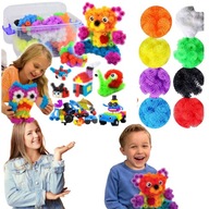 RZEPY CZEPY KOLOROWE KLOCKI DLA DZIECI 800+ MEGA DUZY ZESTAW XXL KREATYWNE