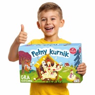 Gra planszowa Pełny Kurnik Kukuryku – rodzinna gra strategiczna dla dzieci