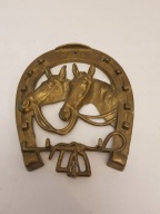 DUŻY WIESZAK PODKOWA KONIE ANGIELSKI MOSIĘŻNY MYŚLIWSKI