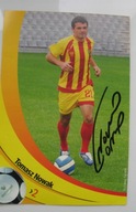 Karta klubowa autograf Korona Kielce Nowak