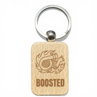Brelok Drewniany Boosted Turbo Auto Tuning Prezent Dla Fana Motoryzacji
