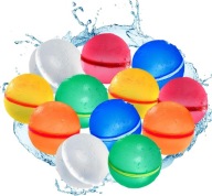 WIELORAZOWE BALONY wodne 12 szt. szybkie napełnianie BOMBY WODNE