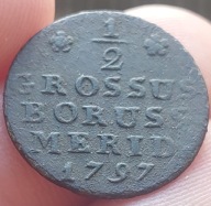 1/2 grosza 1797 B Wrocław Fryderyk Wilhelm II