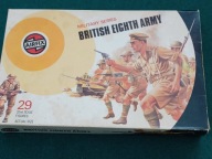 AIRFIX 1.32 British 8 th Army Żołnierzyki plastikowe, 28 szt kompl +pudełko