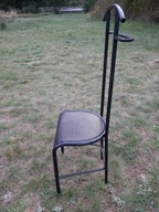 Krzesło męskie wiesza na ubrania stojące metalowe Niemieckie