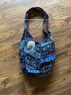 Torba plażowa letnia kolorowe wzory plecak