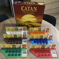 Organizer / Podstawki dla graczy kompatybilne z Catan 6szt. | Druk 3D | PLA