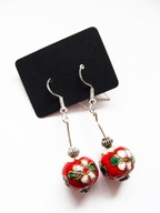 Nowe przepiękne kolczyki styl retro vintage na prezent