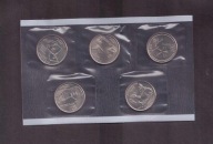 USA - 2004 rok - zestaw menniczy - 5 monet 1/4 Dolar - mennicze - mennica P